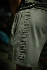 Acid Gray Stone Washed Shorts.webp