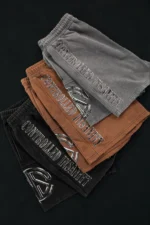 Acid Gray Stone Washed Shorts 4.webp
