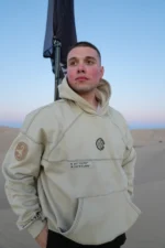 Beige Tactical Scorpion Hoodie.webp