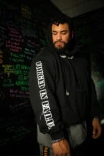 Black Ci Patched Crop Hoodie 3.webp