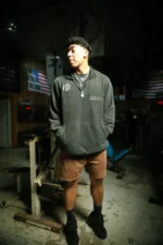 Blackout Suede Quarter zip 1.webp
