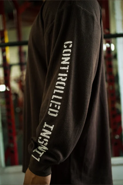 Brown Iron Therapy Long sleeve Waffle Thermal 3.webp