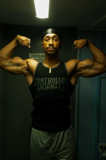 Carbon Black Iron Therapy Heavyweight Tank Top.webp