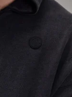 Embossed Black Heavyweight Zip up 3.webp