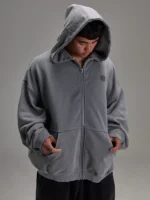 Embossed Grey Heavyweight Zip up 3.webp