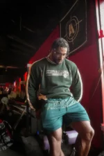 Forest Green Mesh 3.5 Seam Shorts 4.webp