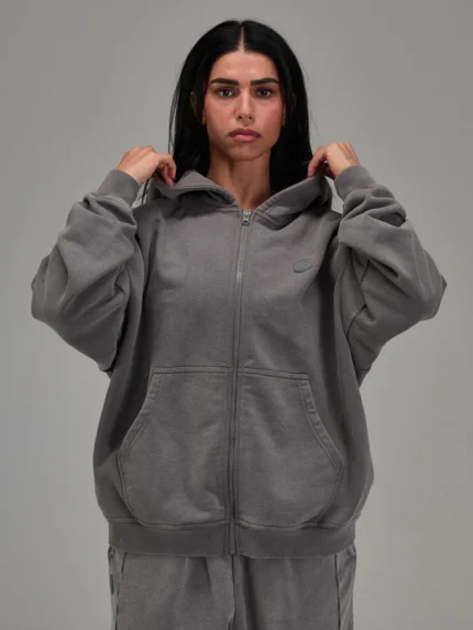 Gunmetal Grey Heavyweight Zip Up 1.webp