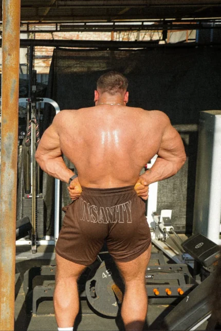 Mocha Brown Mesh 3.5 Seam Shorts 1.webp
